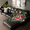 Fitz-Garre Family Crest Blanket for Home Decor