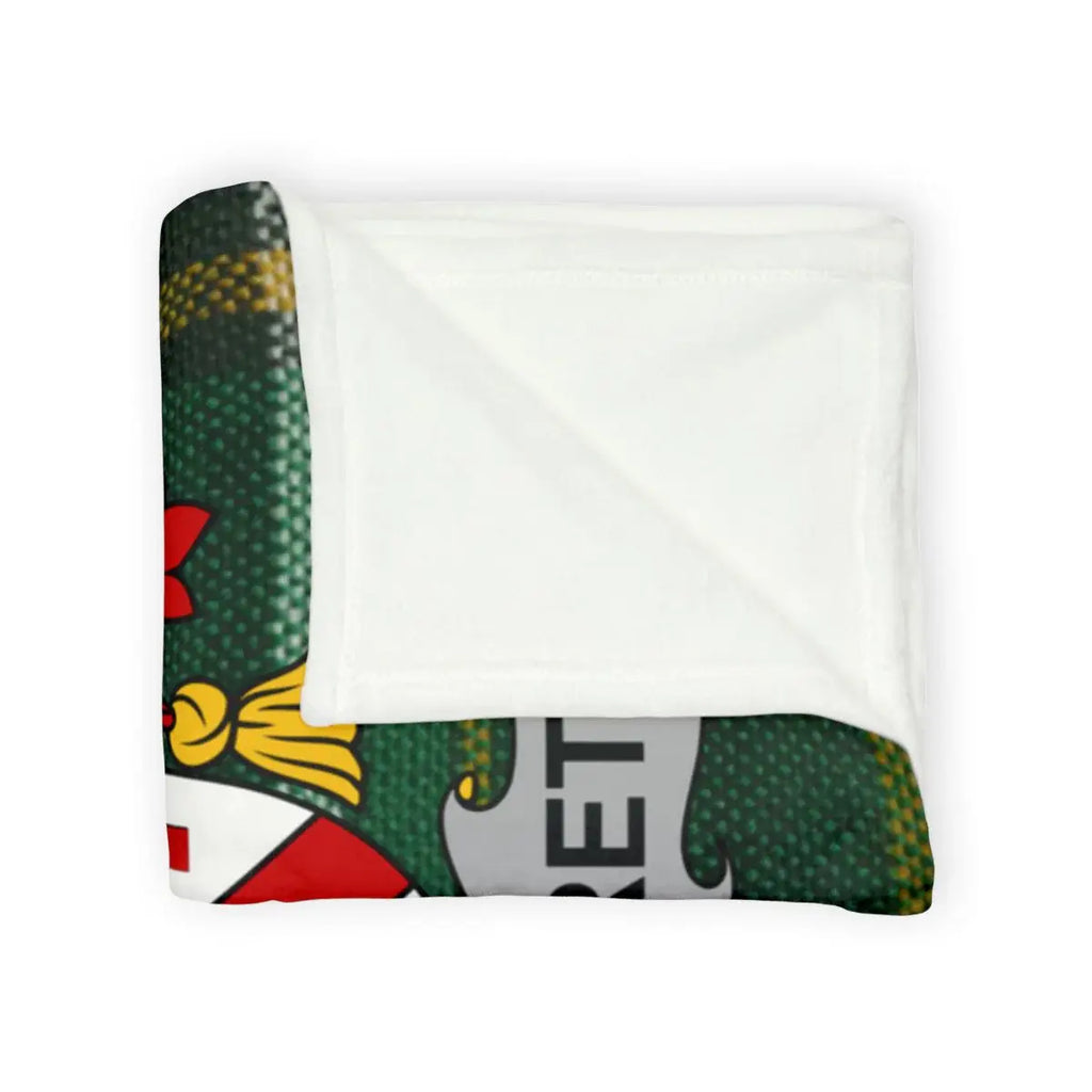 Personalized Decorative Blanket with Crest Design