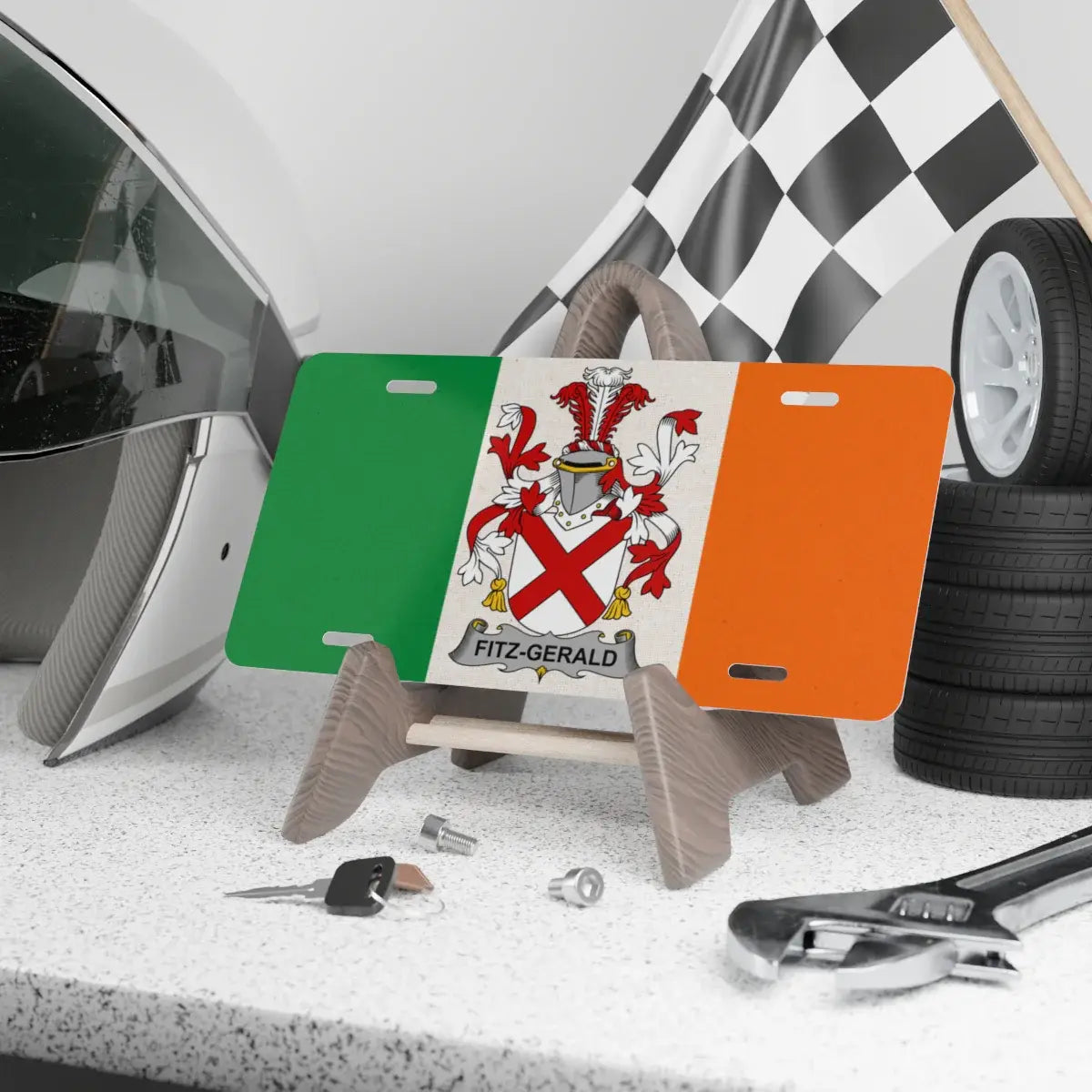 Fitz-Gerald Coat of Arms License Plate product
