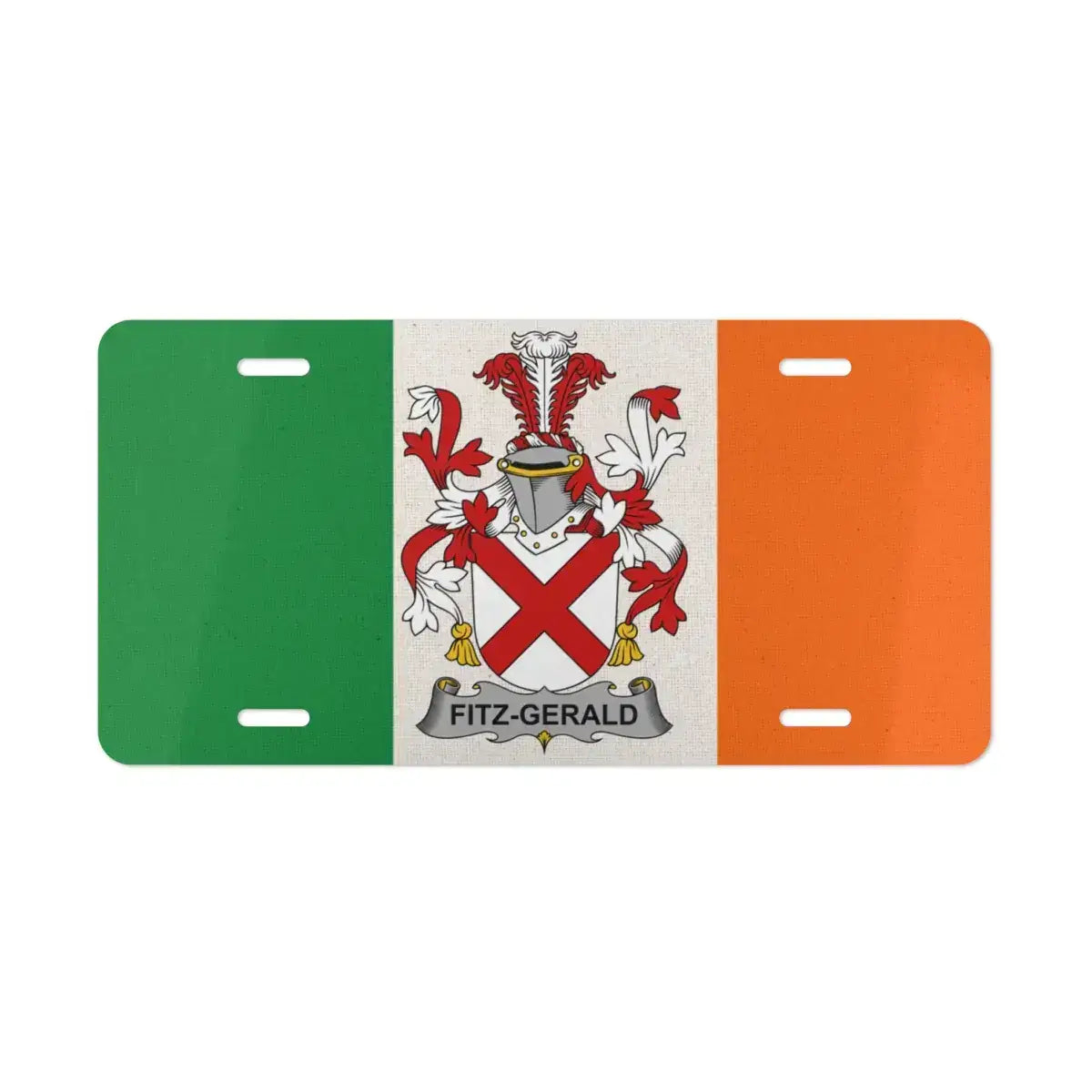 Fitz-Gerald Irish Flag Emblem License Plate product