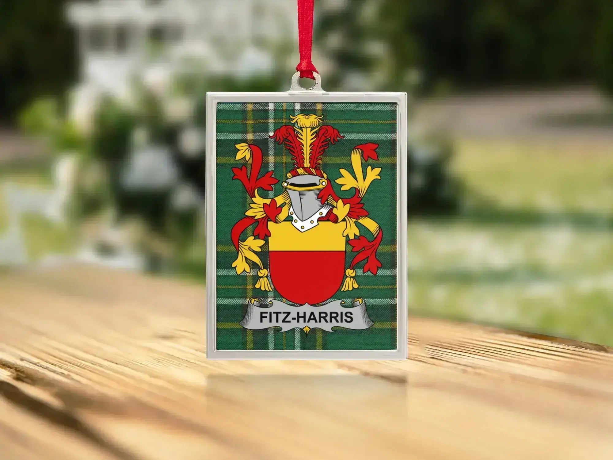 Fitz-Harris Family Crest Personalized Ornament product type