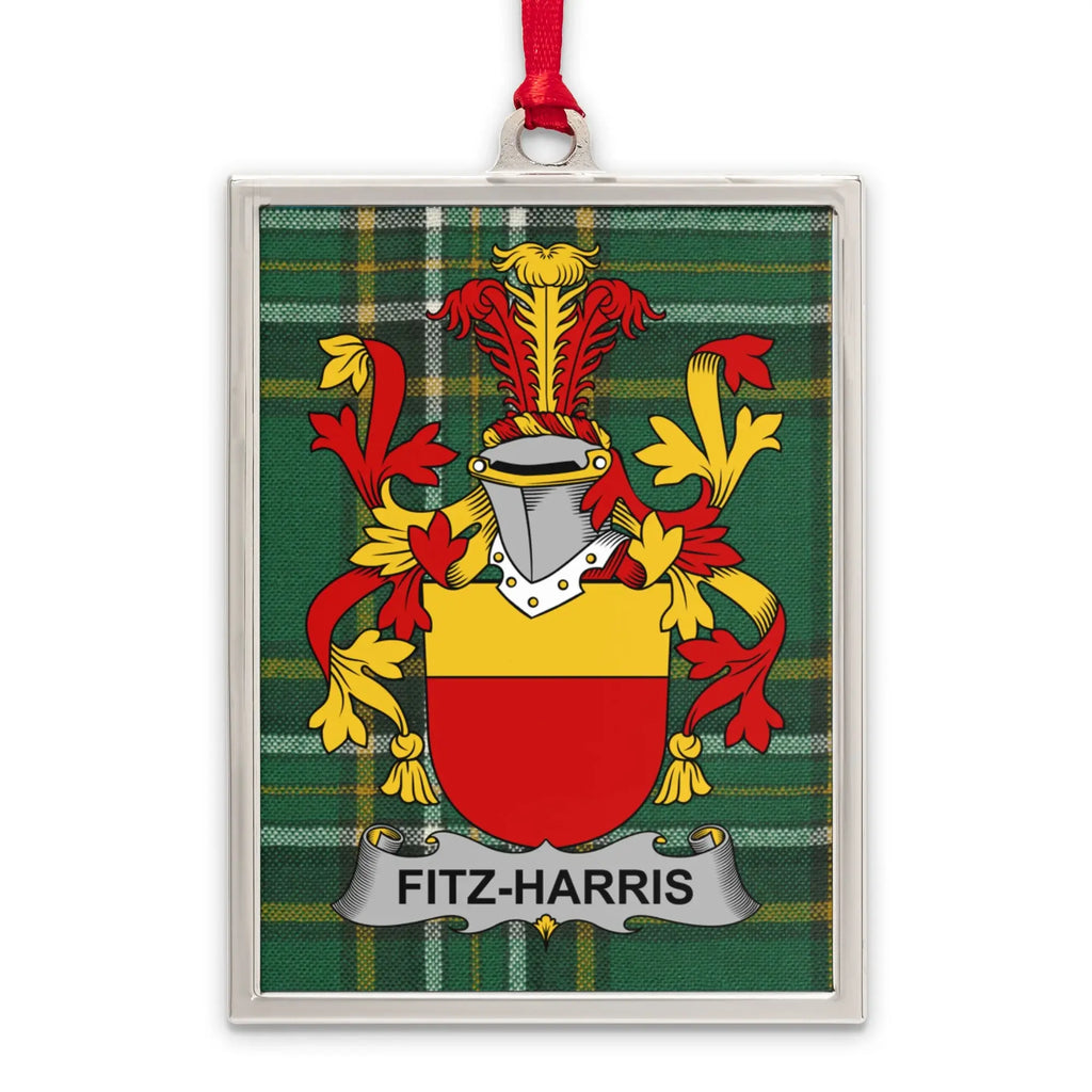Fitz-Harris Family Crest Plaid Design Rectangular product