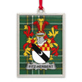 Family Crest Shield and Plaid Background Product