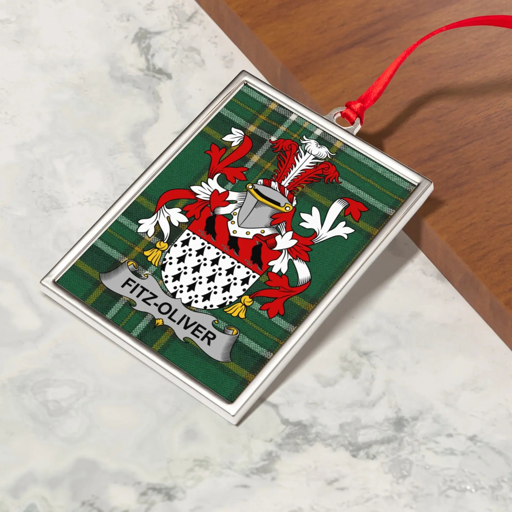 Fitz-Oliver Family Crest Decorative Ornament product