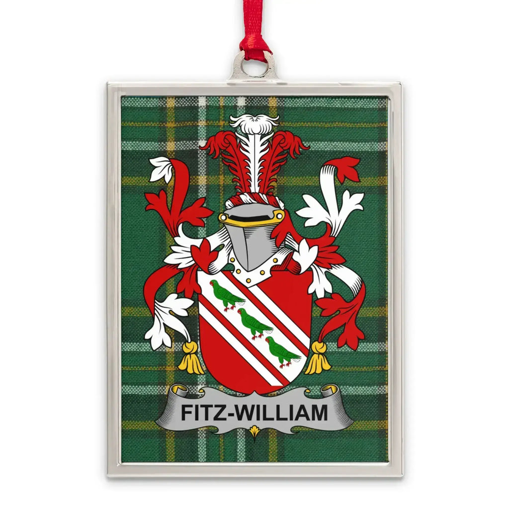 Fitz-William Family Crest Plaid Pattern Decor product
