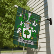 Flanagan Irish Family Crest Garden Flag
