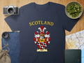 Ford Scottish clan crest t-shirt — heritage shield graphic