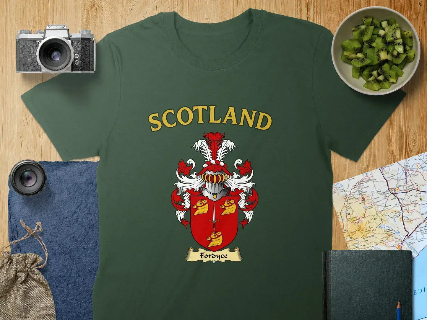 Scotland Family Crest Emblem Graphic T-Shirt product type