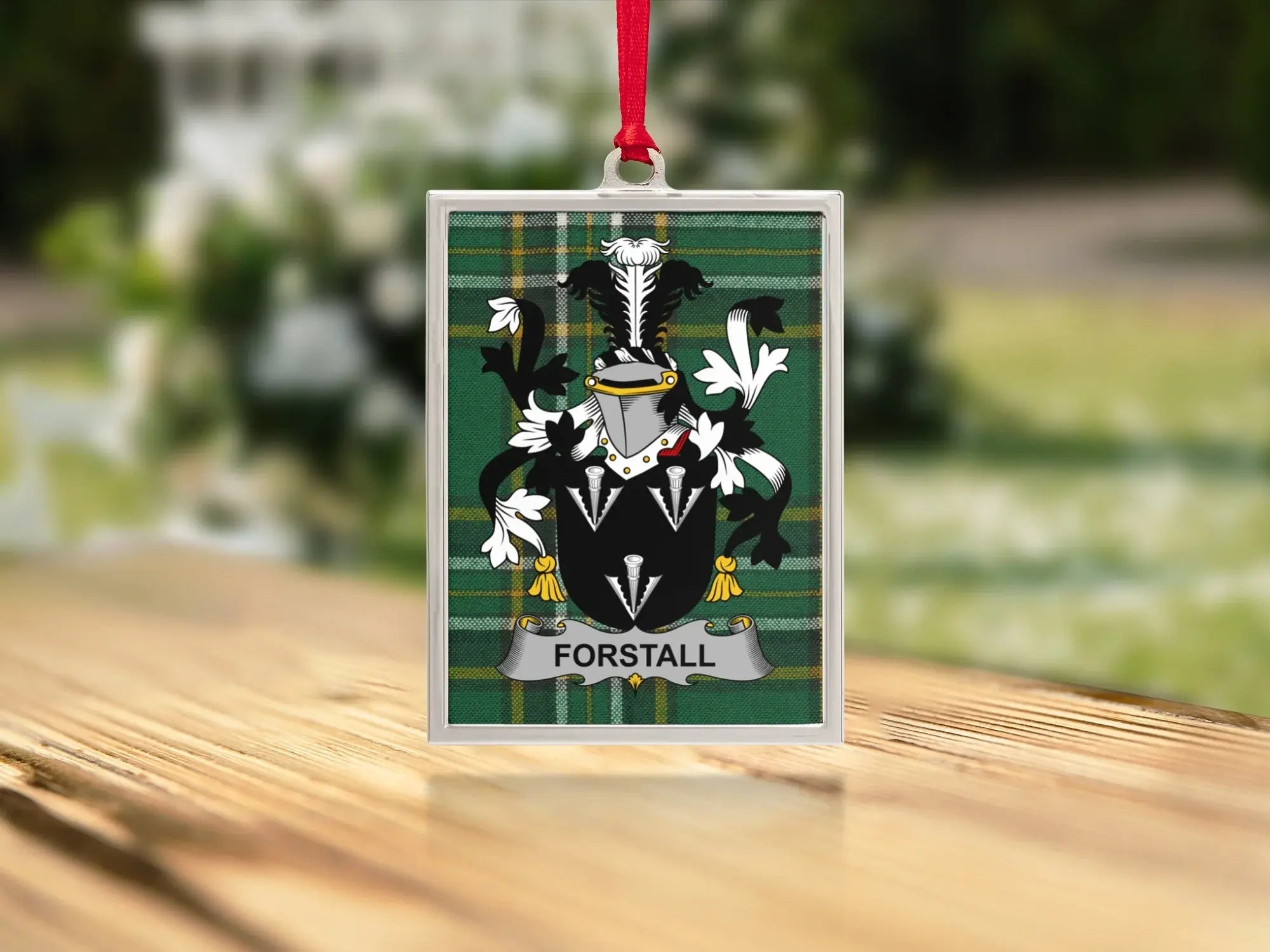 Custom Family Crest Forstall Ornament product