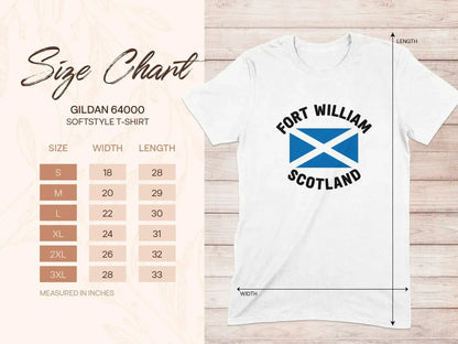 Fort William Scotland Graphic Tee Shirt product type