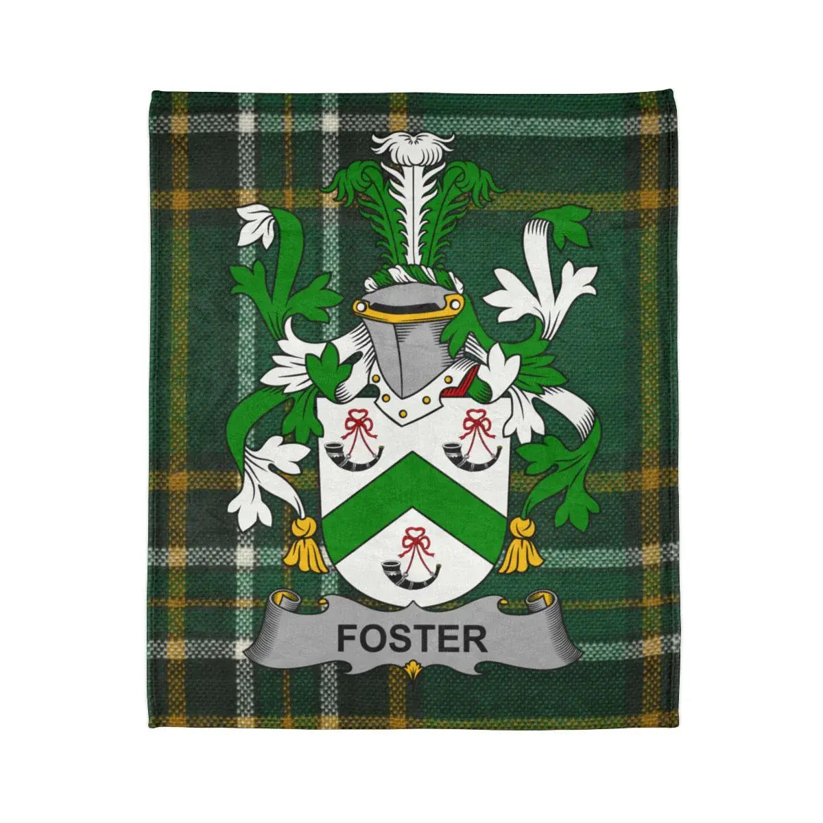 Foster Family Crest Tartan Plaid Blanket product