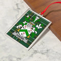 Foster Family Crest Design Rectangular Ornament product type