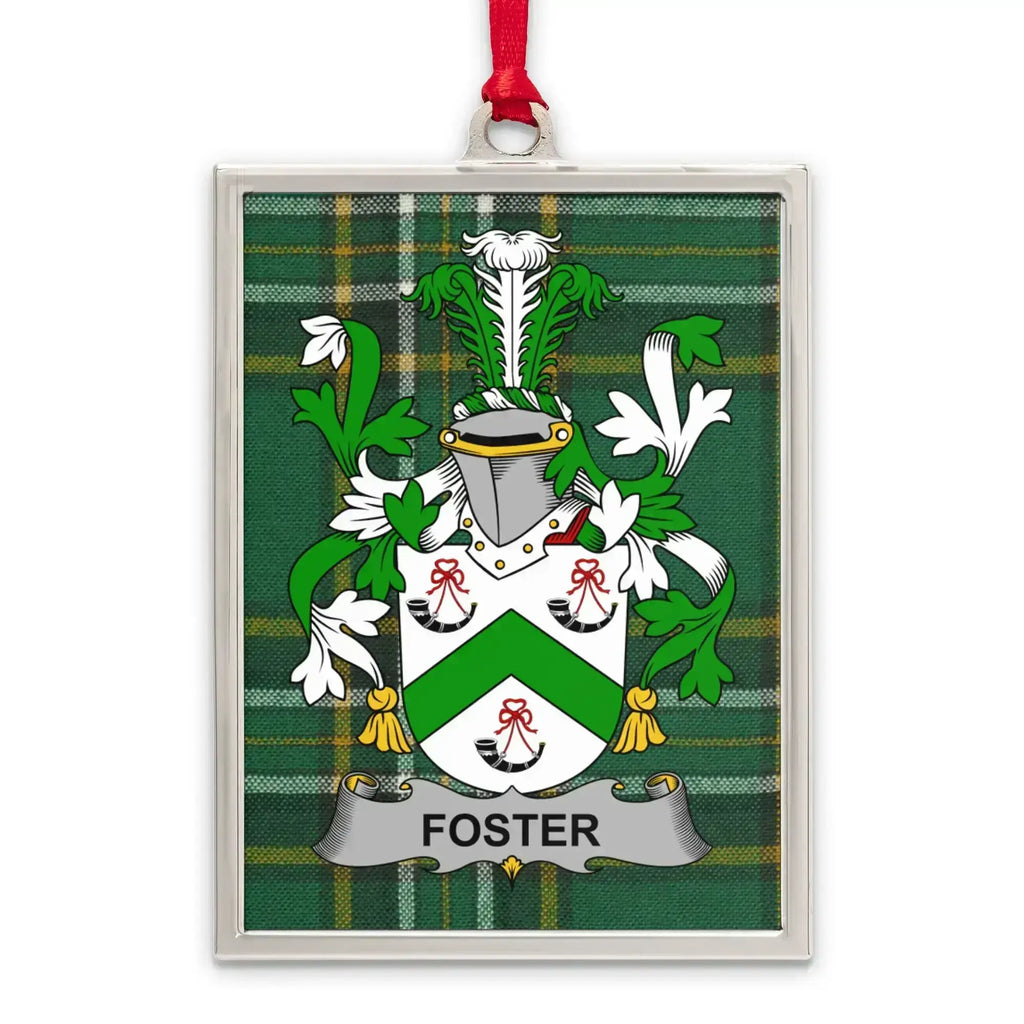Foster Family Crest Plaid Design Rectangular Product