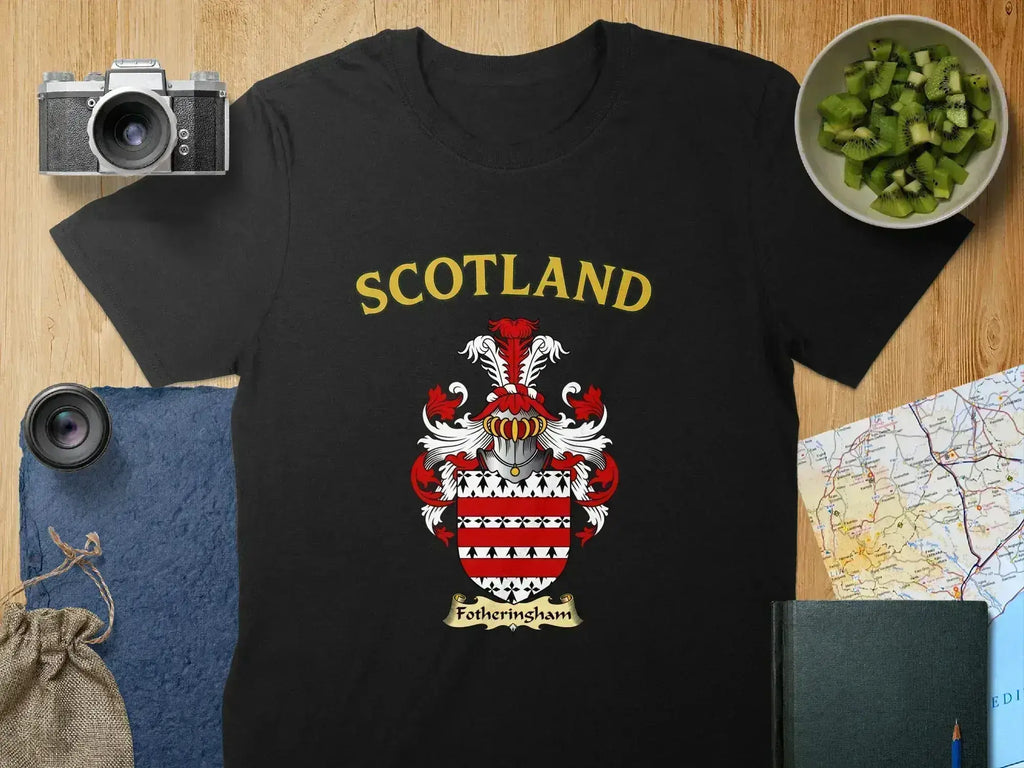 Fotheringham Scottish clan crest t-shirt — crest print on soft cotton