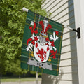 Custom Fox Family Crest Flag Plaque Display product