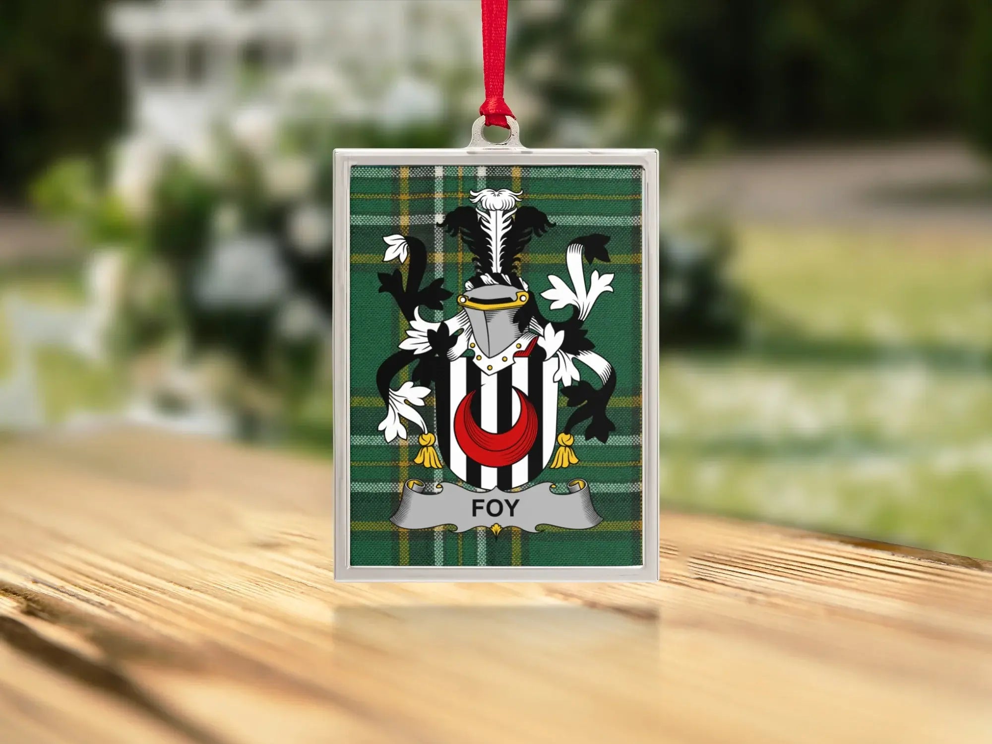 Family Crest Heraldic Design Rectangular Ornament product