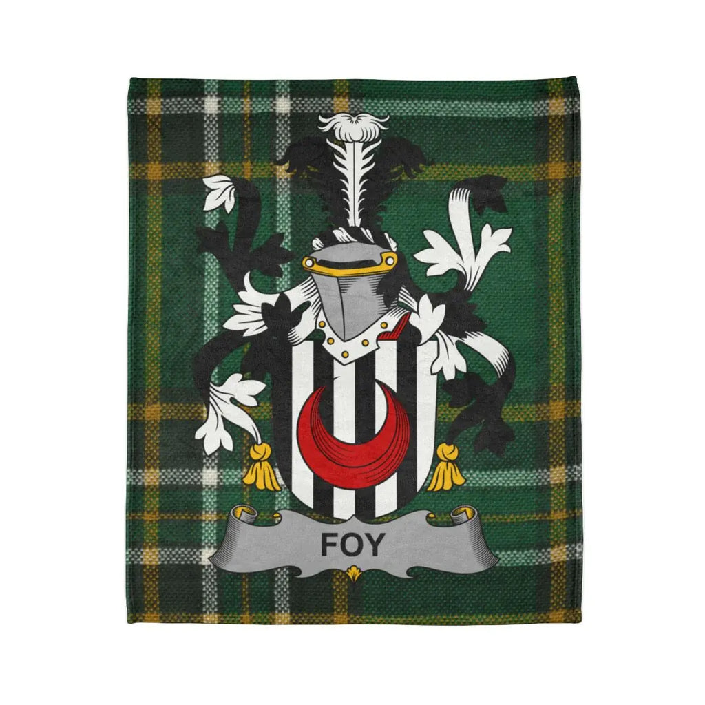 Foy Family Crest Tartan Design Blanket Product