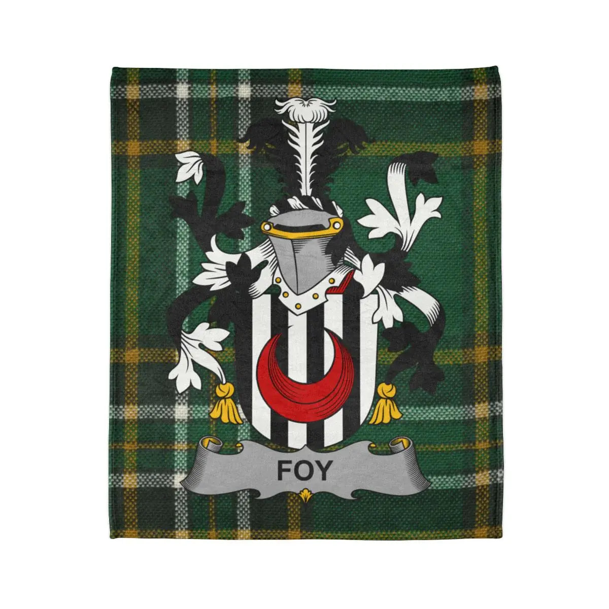 Foy Family Crest Tartan Design Blanket Product