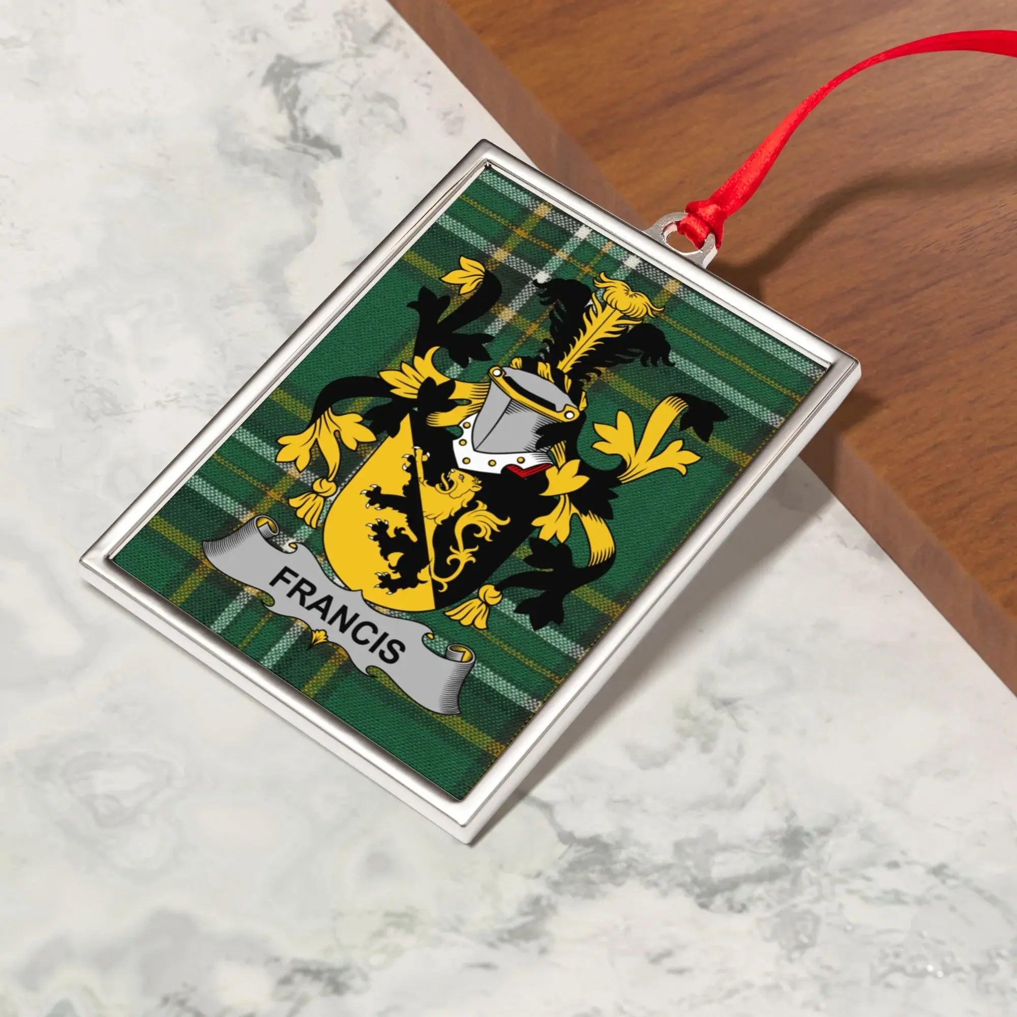 Personalized Francis Family Crest Ornament product type