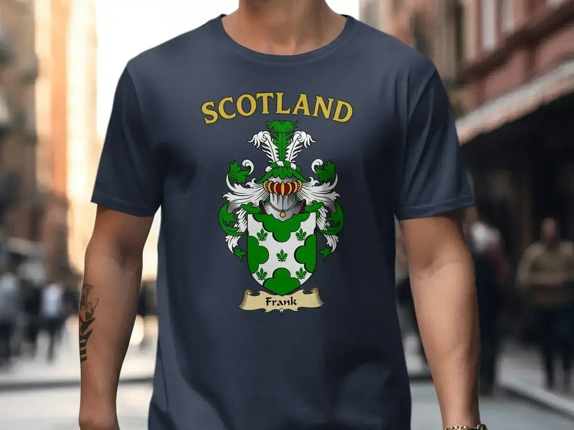 Personalized Scotland Family Crest T-Shirt product