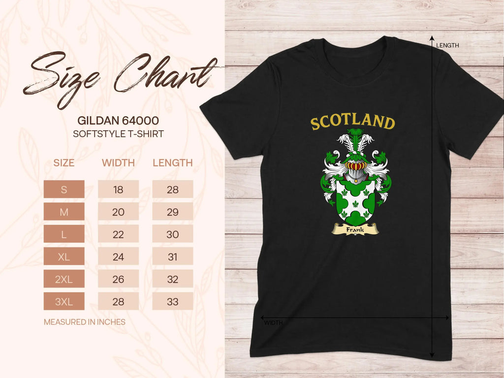 Scotland Family Crest Gildan 64000 T-shirt product