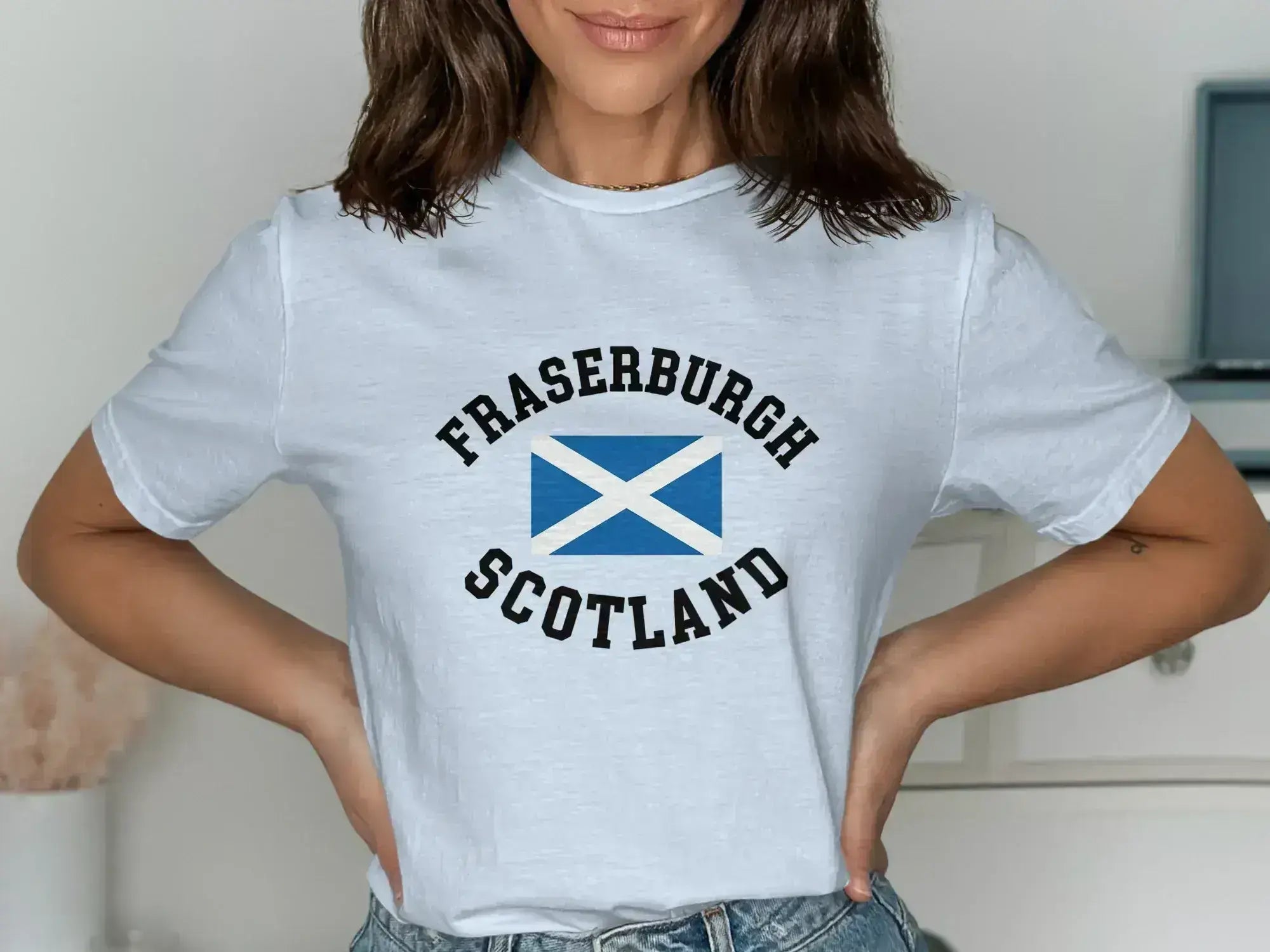 Fraserburgh Scotland Flag Display T-shirt product