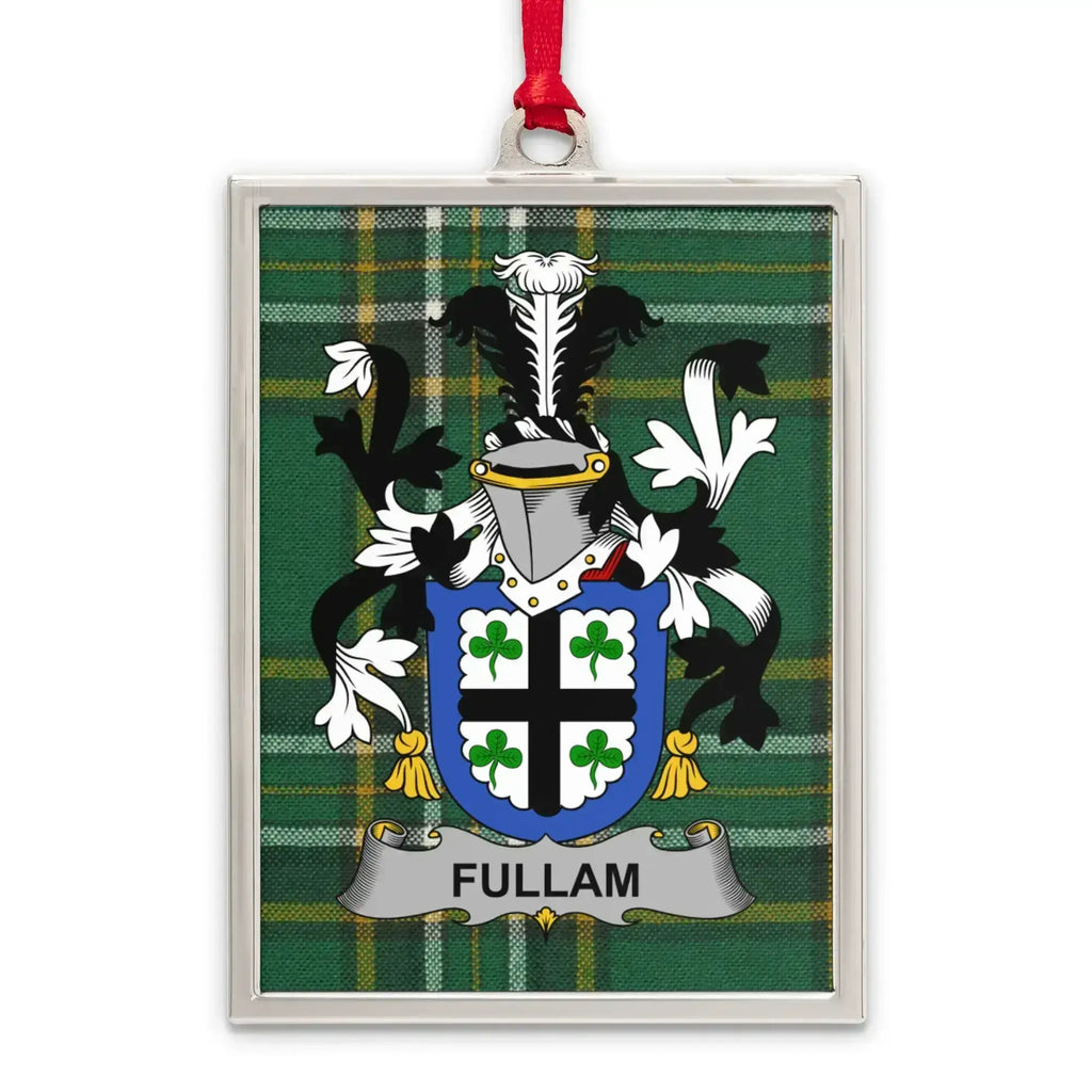 Fullam Family Crest Design Ornament product type