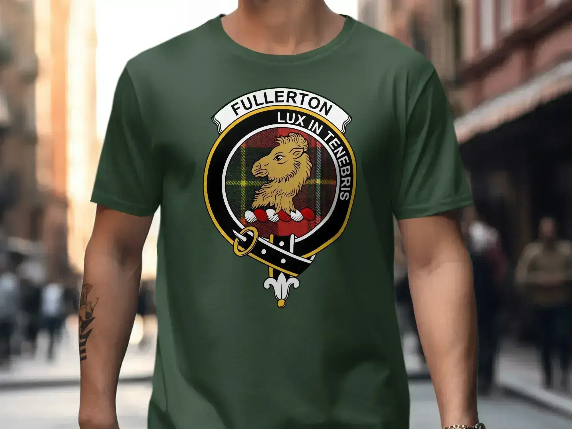 Fullerton Lux In Tenebris Graphic Printed T-Shirt product type