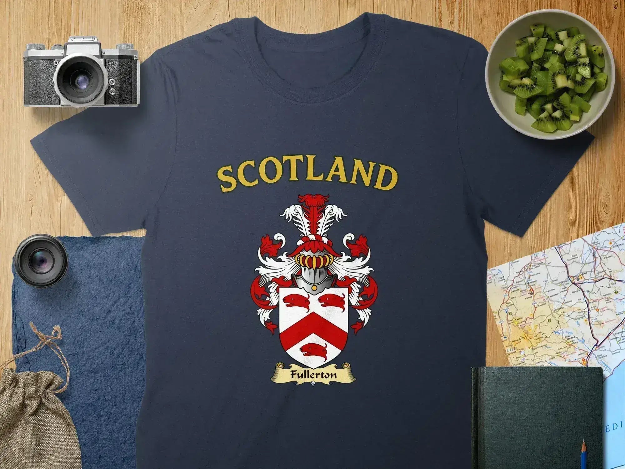 Scotland Fullerton Crest Emblem Graphic T-Shirt product