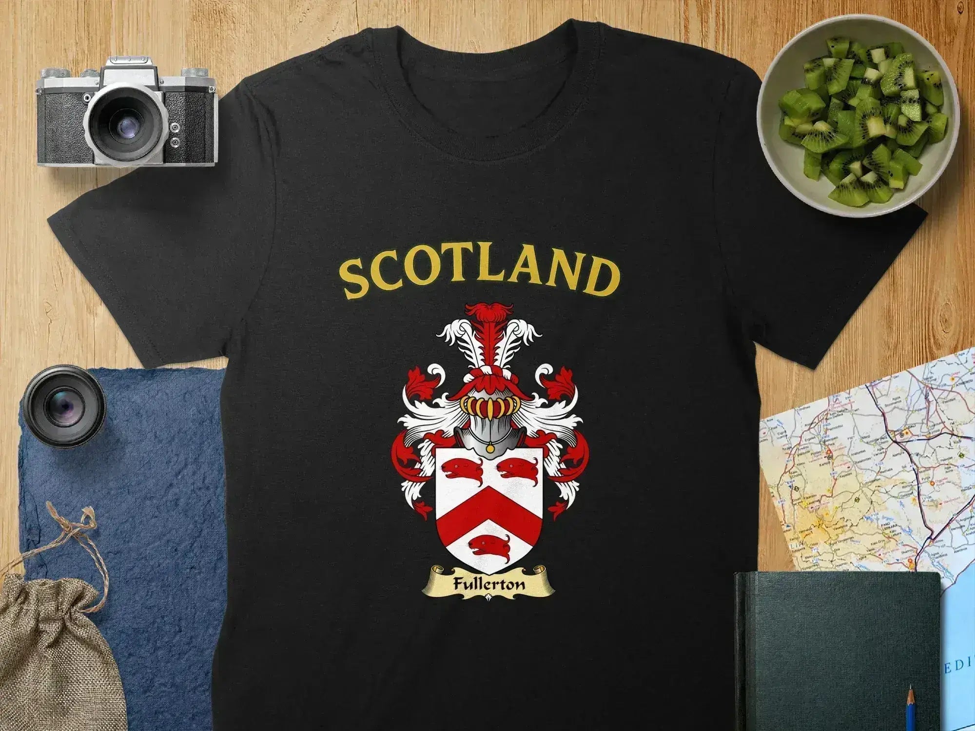 Scotland Fullerton Family Crest Graphic Tee product