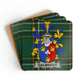 Galbraith Tartan Crest Design Stylish Coaster Set product