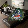 Custom Family Crest GARA Cozy Blanket for Home Decor