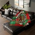 Vintage Crest Blanket for Home Decor