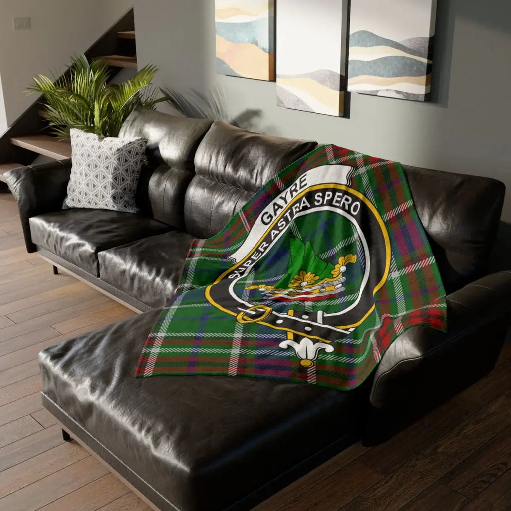 Super Astra Spero Family Green and Red Blanket