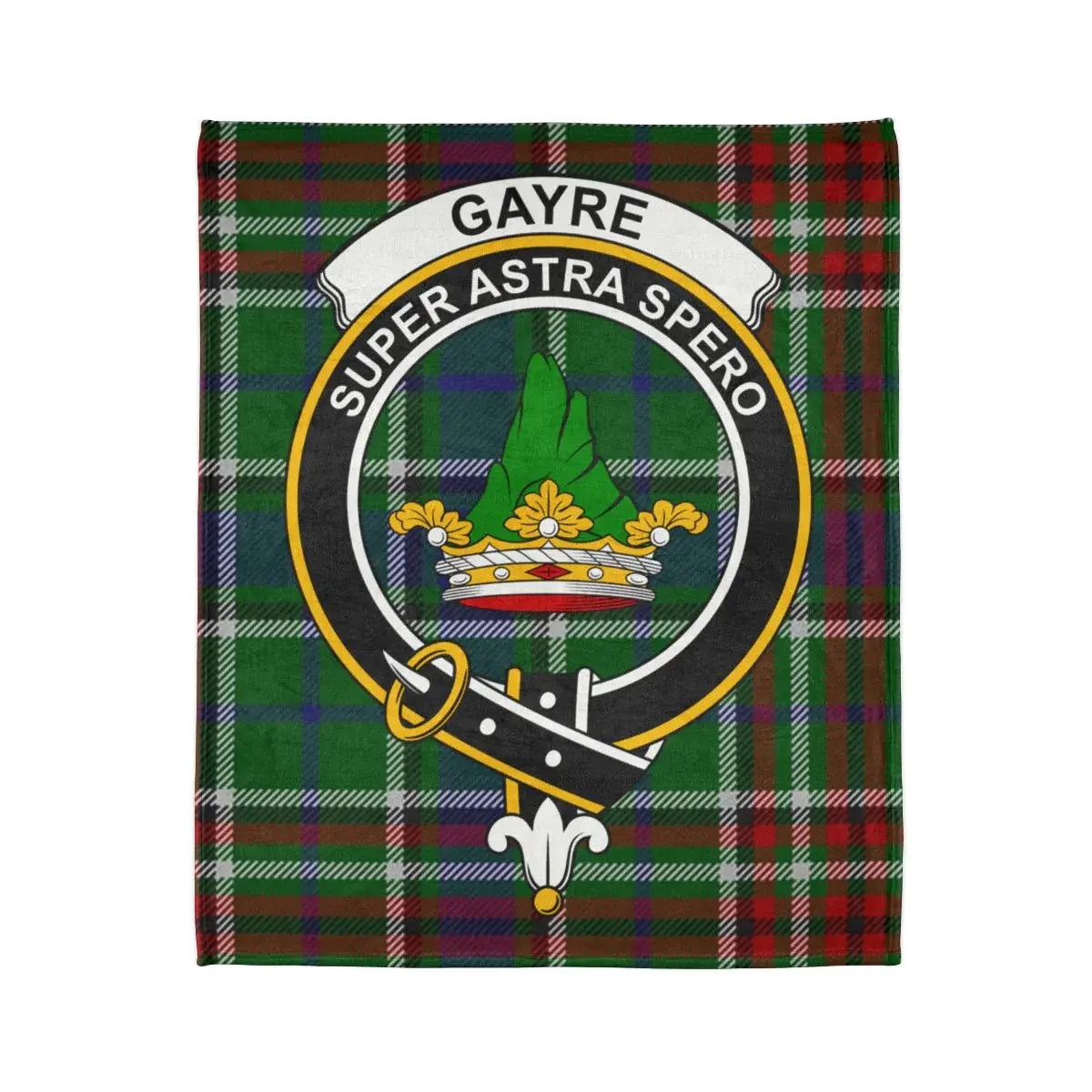 Gayre Super Astra Spero Tartan Pattern Blanket