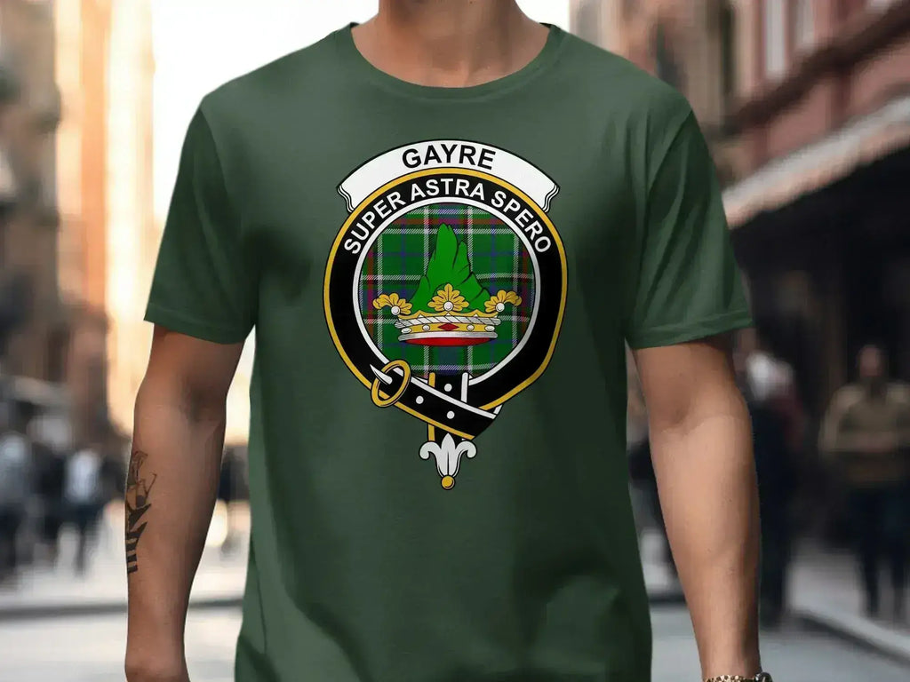 Gayre Super Astra Spero Emblem Print Shirt