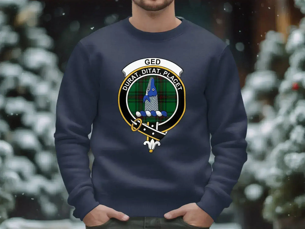 Ged Durat Ditat Placet Crest Sweatshirt