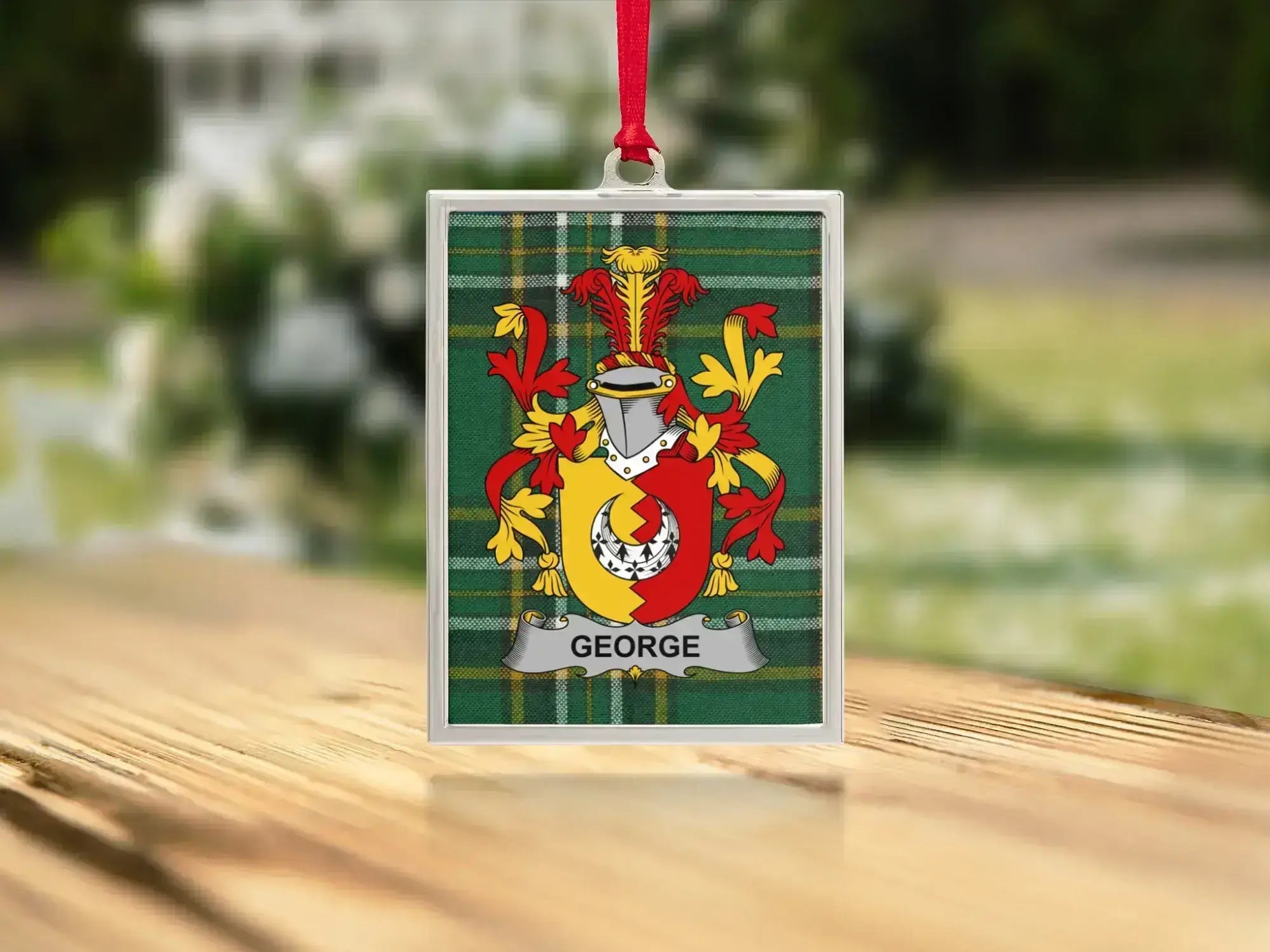 Personalized Family Crest Plaque Ornaments Unique Gift product