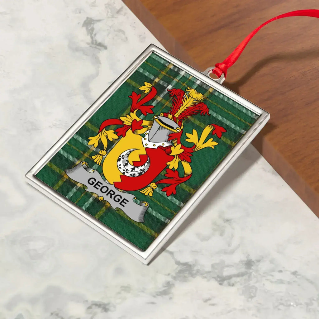 George Family Crest Rectangular Ornament product type
