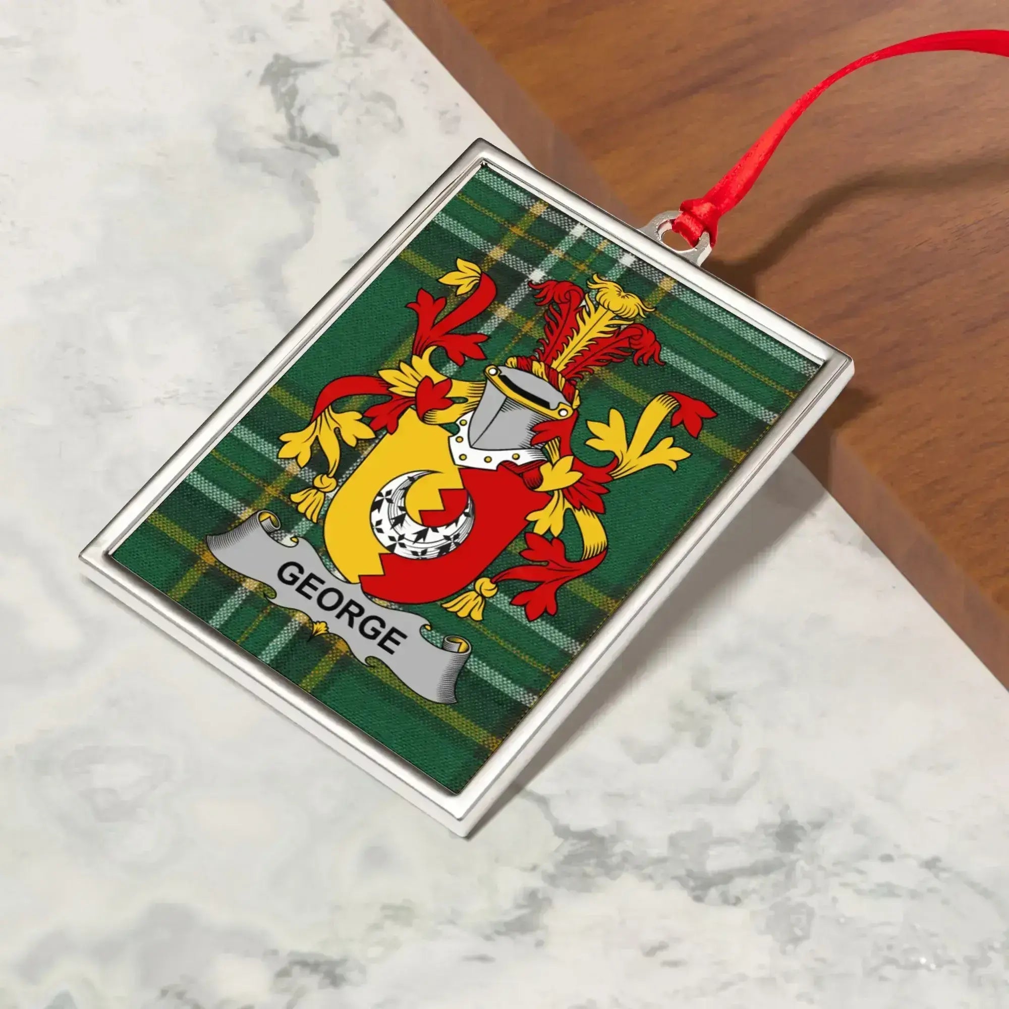 George Family Crest Rectangular Ornament product type