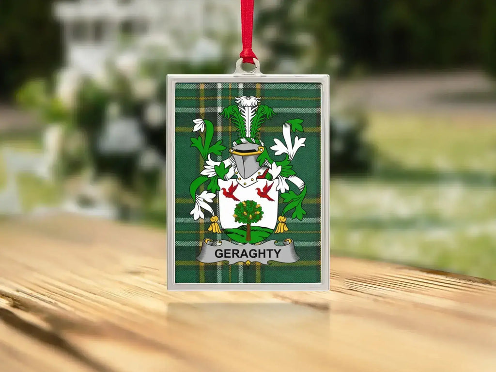 Green Geraghty Family Crest Keepsake product