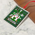 Geraghty Family Crest Plaid Design Ornament product type