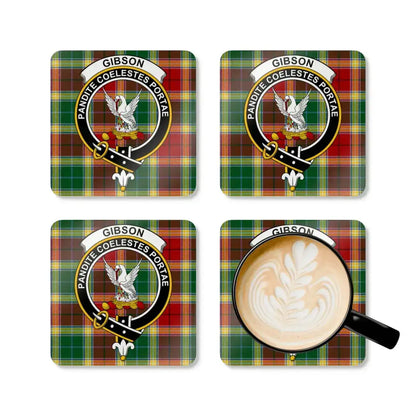 Gibson Family Crest Tartan Design Coasters product type