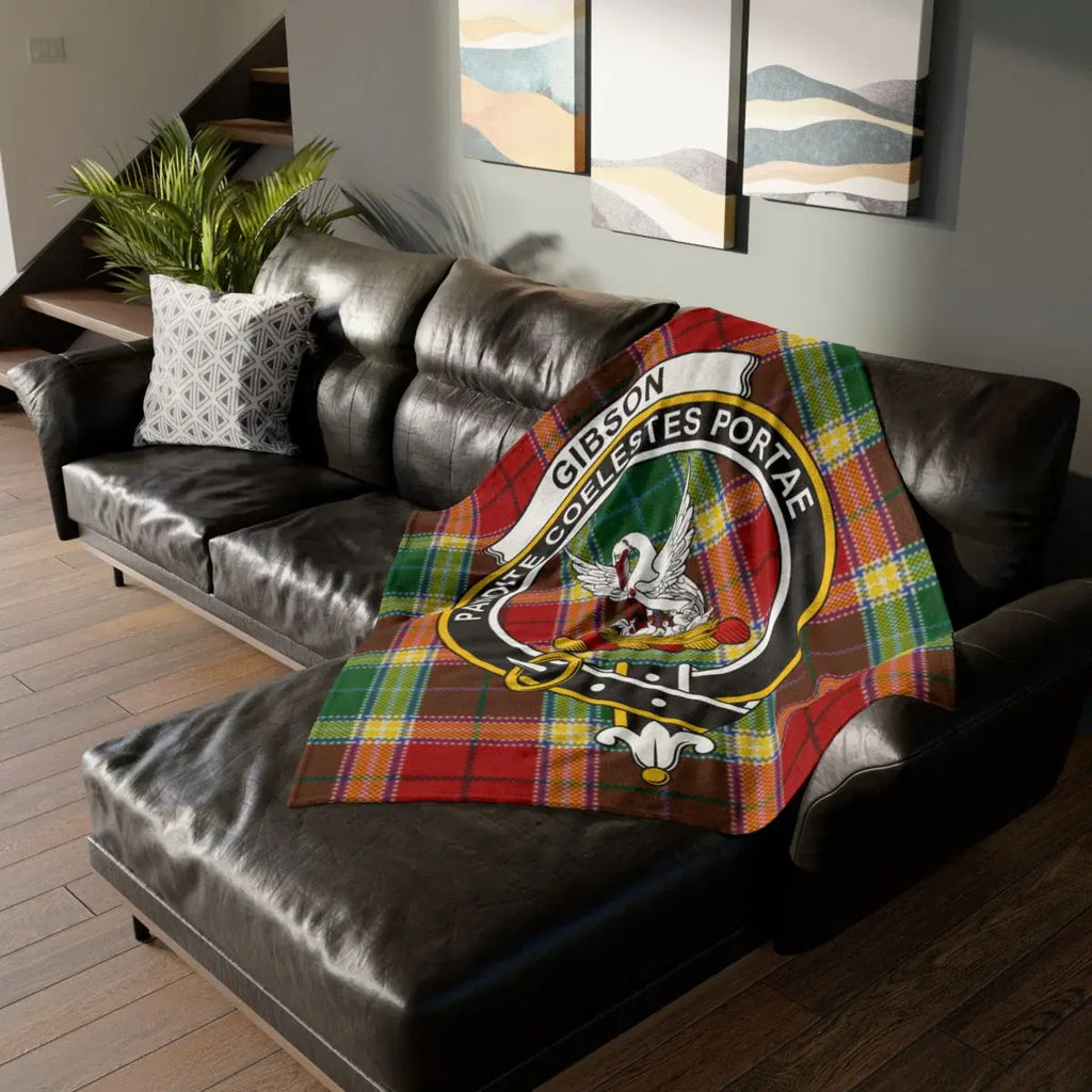 Personalized Gibson Family Crest Blanket