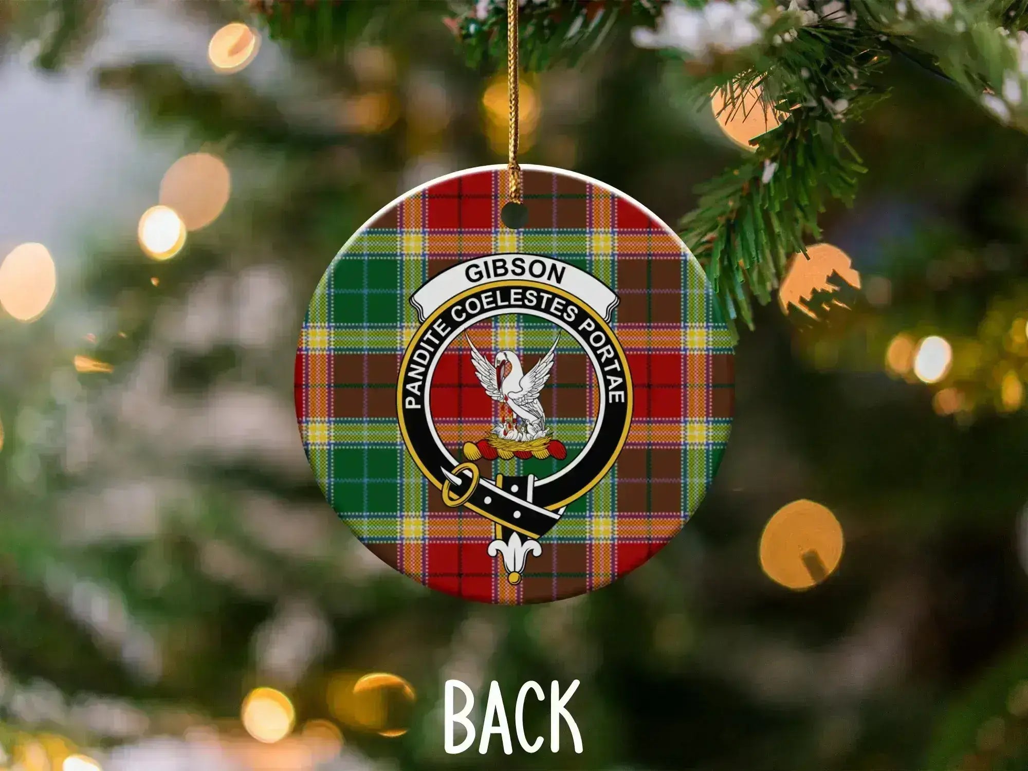 Gibson Clan Crest Festive Christmas Ornament product