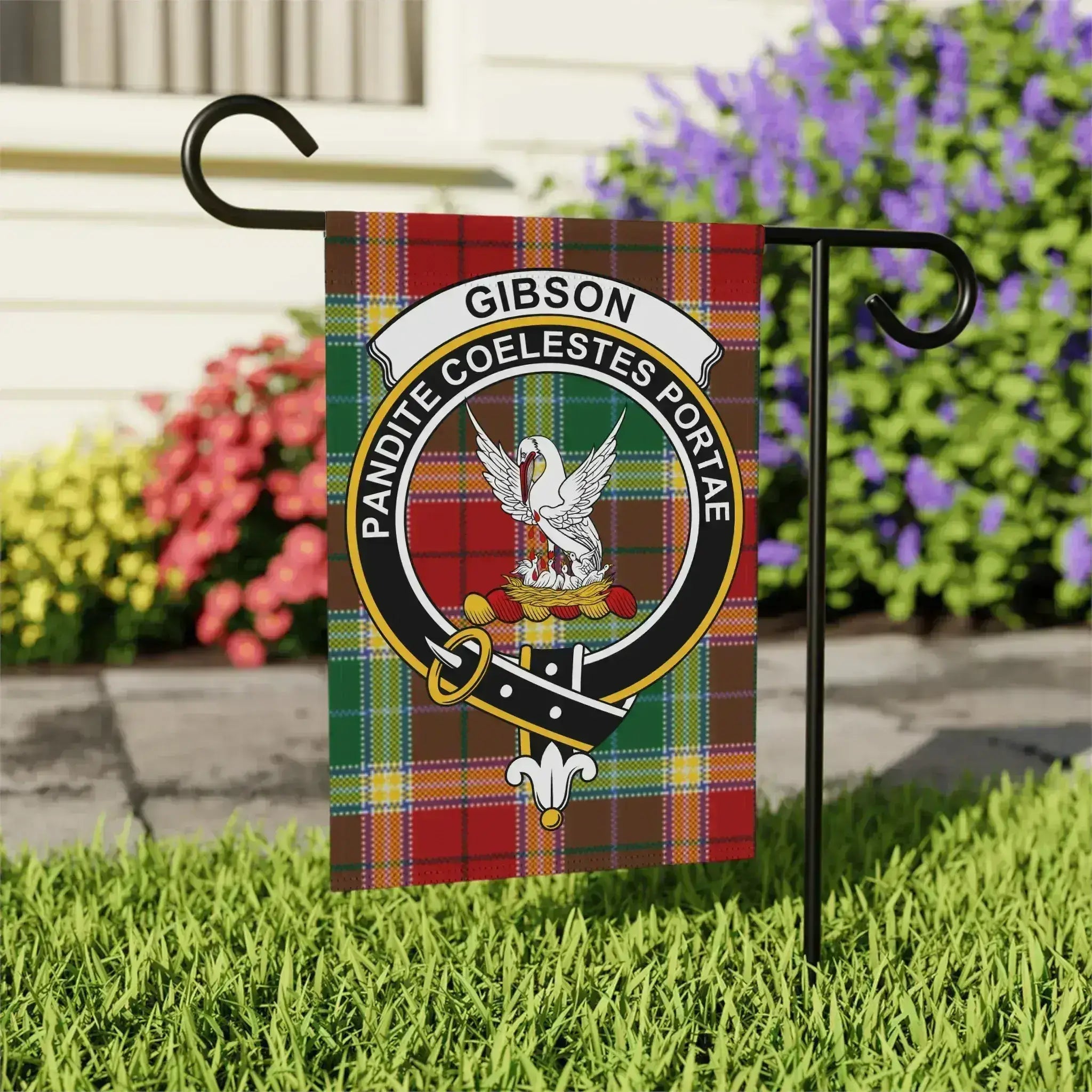 Custom Family Crest Garden Flag Decorative Product