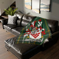 Gifford Crest Green Tartan Blanket for Cozy Living