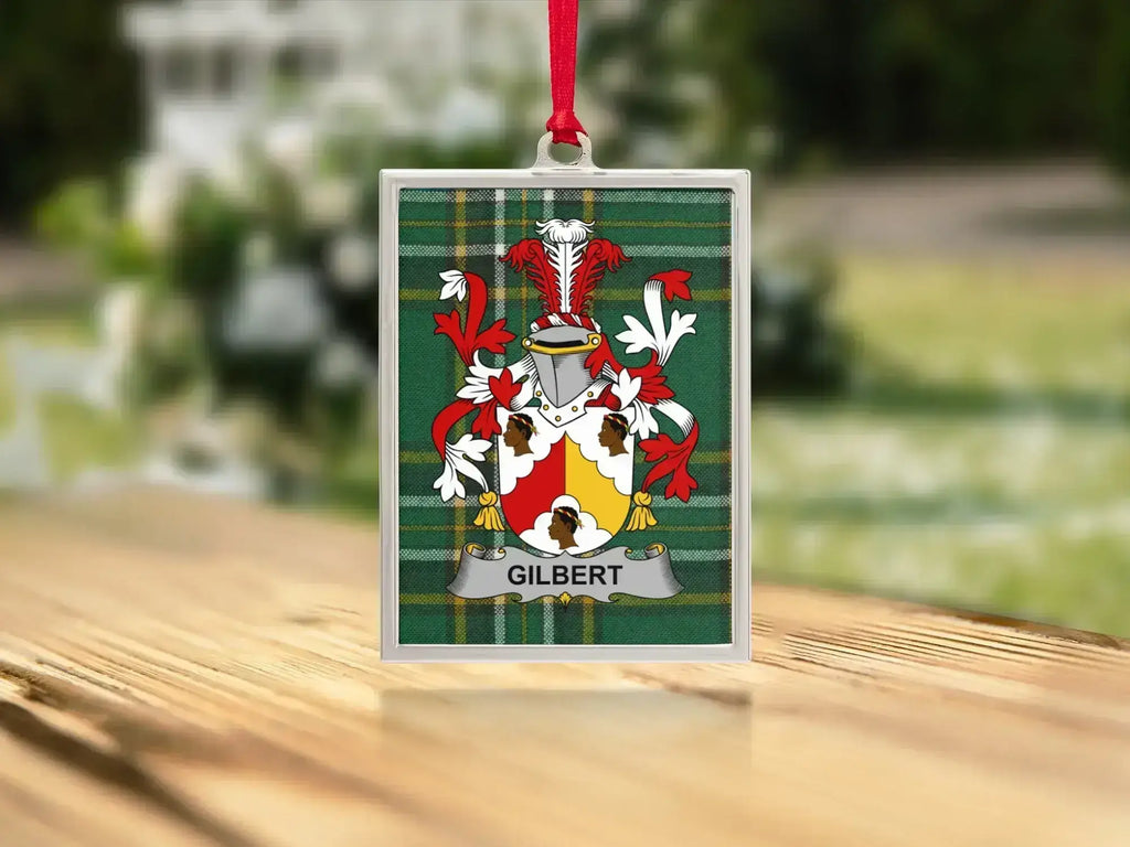 Personalized Family Crest Plaque With Name Gilbert product type