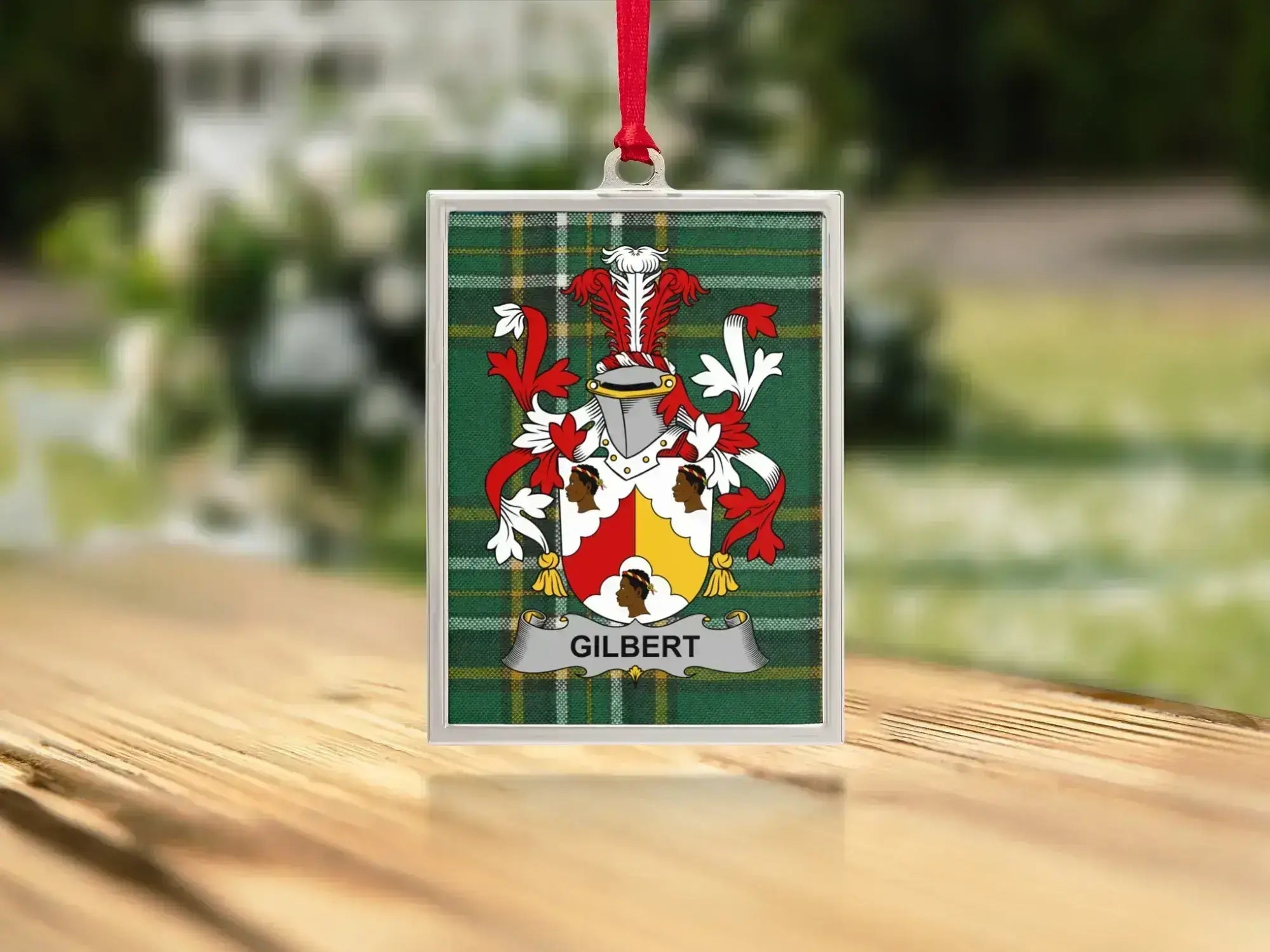 Personalized Family Crest Plaque With Name Gilbert product type