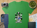 Gilchrist Family Crest on Comfortable Green T-shirt